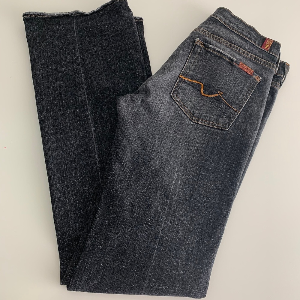 7 For All Mankind Medium Rise Bootcut Jeans SZ 29